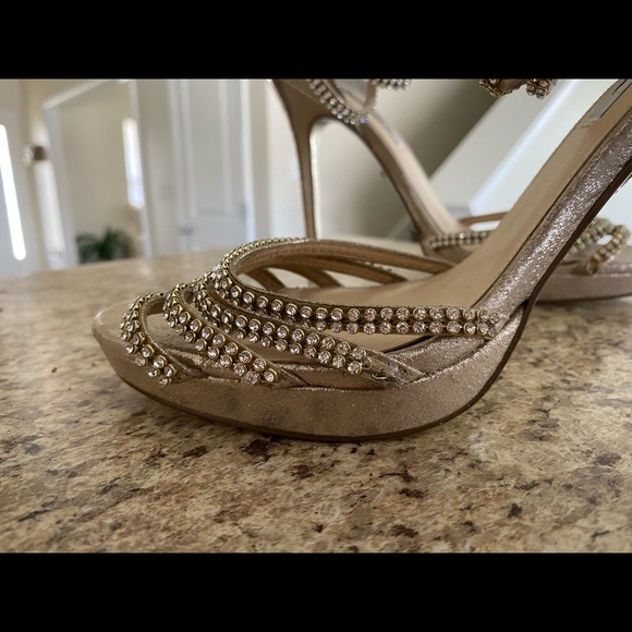 Nina New York Jeweled Ankle Strap Heels - Picture 9 of 15